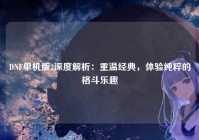 DNF单机版2深度解析：重温经典，体验纯粹的格斗乐趣