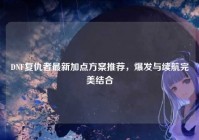 DNF复仇者最新加点方案推荐，爆发与续航完美结合