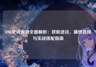 DNF史诗宠物全面解析：获取途径、属性选择与实战搭配指南