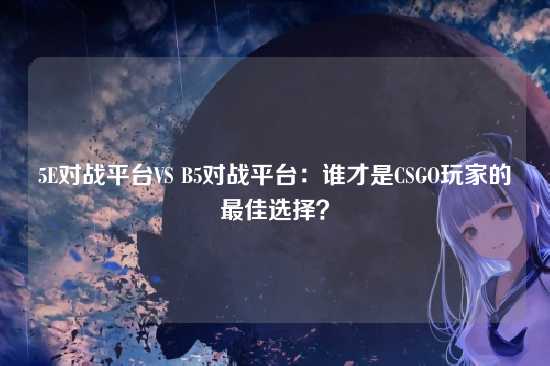 5E对战平台VS B5对战平台：谁才是CSGO玩家的最佳选择？
