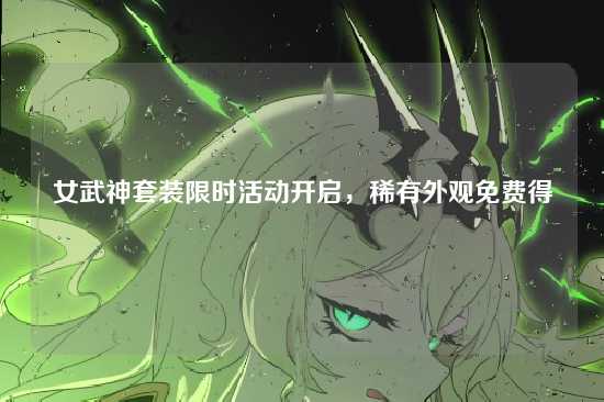 女武神套装限时活动开启,稀有外观免费得