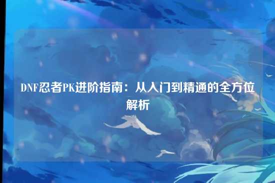 DNF忍者PK进阶指南:从入门到精通的全方位解析